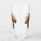 Funny Beer, aangepast tekstglas Glas (Links)