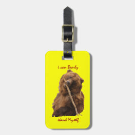 Funny Beer Bagagelabel