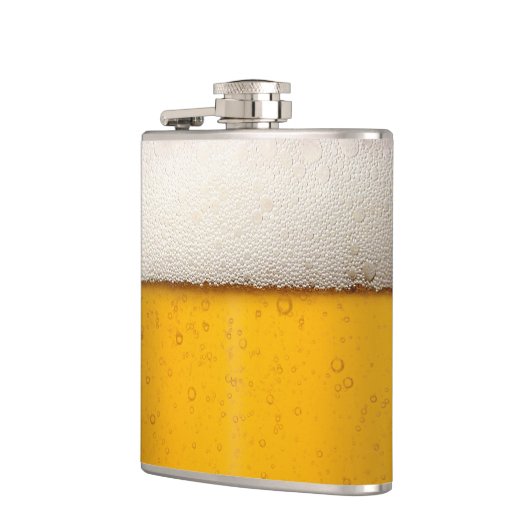 Funny Beer Bubbles Heupfles (Links)