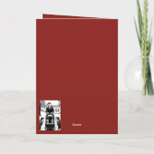 Funny beer Christmas Kaart (Achterkant)