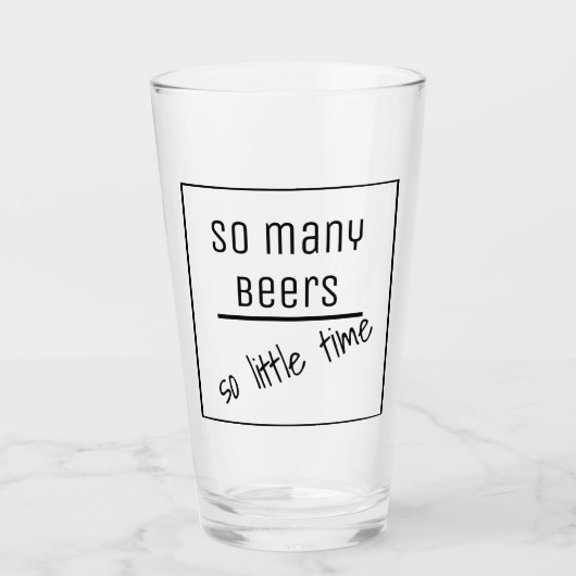 Funny Beer citeert beroemde Gezegden Glas (Voorkant)