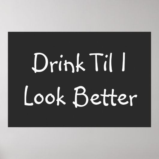 Funny Beer citeert beroemde Gezegden Poster (Voorkant)