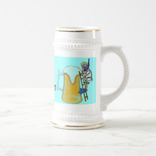 Funny beer diving mok