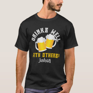 Funny Beer Drink Citaat T-shirt
