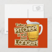 Funny Beer Drink Humor Briefkaart (Voorkant / Achterkant)