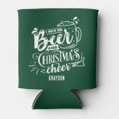 Funny Beer en Kerstmis Naam Koelbox Blikjeskoeler (Voorkant)