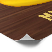 Funny Beer Ik Drink Humor | Aangepaste fotobalk Poster (Hoek)