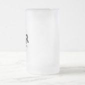 Funny Beer Joke Travel of Party Frosted Mok (Center)