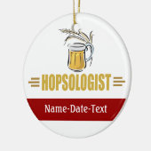 Funny Beer Keramisch Ornament (Links)
