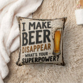 Funny Beer Kussen (Deken)