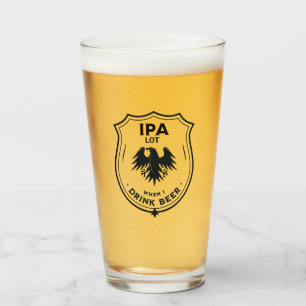 Funny Beer Lover Glas