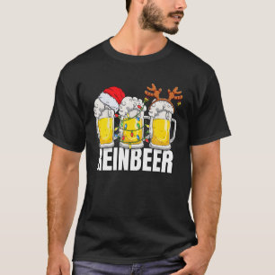 Funny Beer Lover Xmas Kerstmis Brewdolph The Rein T-shirt