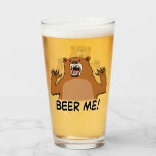 Funny Beer Me Beer Glas