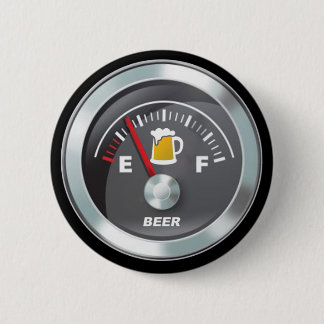 Funny - Beer Meter Fill-up-age Ronde Button 5,7 Cm