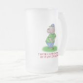 Funny Beer Mok: Shankopotamus Matglas Bierpul (Voorkant rechts)