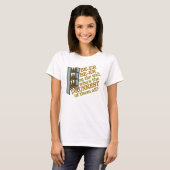 Funny Beer op de muur T-shirt (Voorkant volledig)