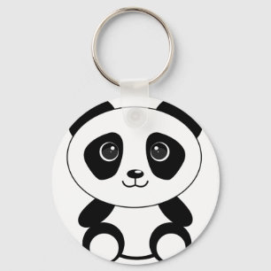 Funny beer panda beer panda sleutelhanger
