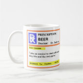 Funny Beer Prescription Coffee Mugs Koffiemok (Links)