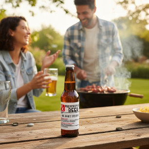 Funny Beer Prescription Persoonlijke naam Bier Etiket