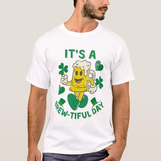 Funny Beer Pun St. Patrick's Day T-shirt (Voorkant)