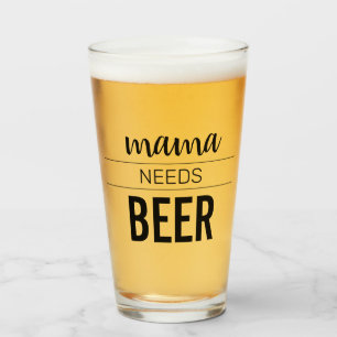 Funny beer quote glas