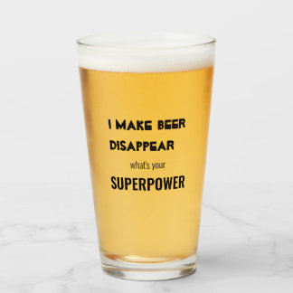 Funny beer quote glas