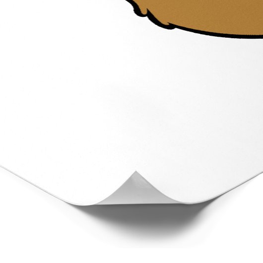 Funny Beer Sneaking Honey Poster (Hoek)