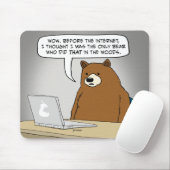 Funny Beer Surfred the Internet Muismat (Met muis)