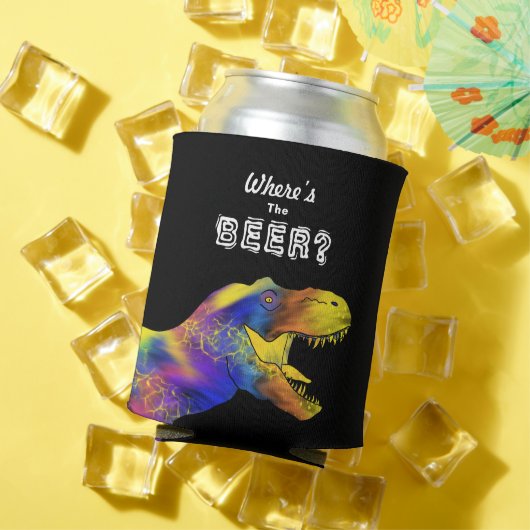 Funny Beer T-Rex Quote Blikjeskoeler (Insitu Zomer)