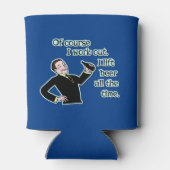 Funny Beer Work Out Humor Blikjeskoeler (Achterkant)