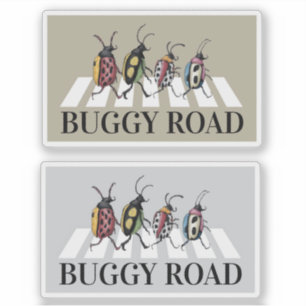 Funny Beetles Sticker