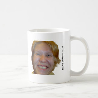 Funny Before and After Morning Coffee Meme Mug