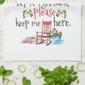 Funny Befuddled Senior Butterfly Kitchen Towel Theedoek (Gevouwen)