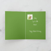 Funny, Belated Birthday, met Cute Mouse Kaart (Binnen)