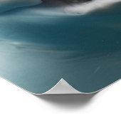 Funny Beluga Whale Poster (Hoek)