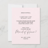 Funny, ben je mijn dochter van het eervolle voorst kaart (Achterkant)