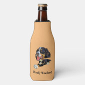 Funny Bernese Glacière de bouteille de chien de mo (Bottle Devant)