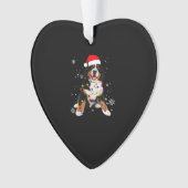 Funny Bernese Mountain Dog Lights Christmas Matchi (devant)