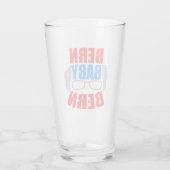 Funny Bernie Sanders Bern Baby Bern Glas (Achterkant)