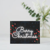 Funny Berry Carte postale de Noël (Debout devant)