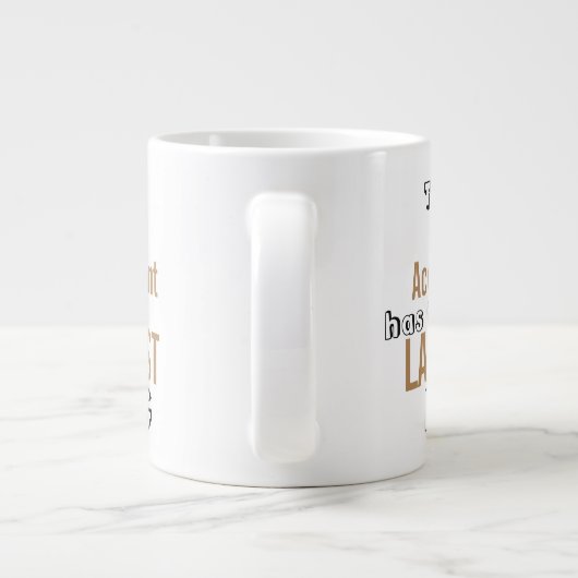 Funny Best Accountant Big Mok Quote (Achterkant)