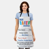 Funny Best Baker Chef All-Over Print Apron Schort (Gedragen)