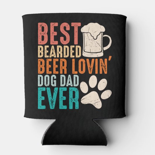 Funny Best Bearted Loving Dog Pap ooit Blikjeskoeler (Achterkant)