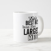 Funny Best Boss Quote Large Big Mok - Office Humor (Voorkant rechts)