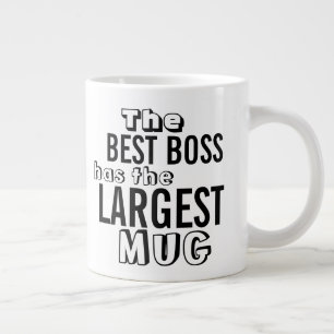 Funny Best Boss Quote Large Big Mok - Office Humor