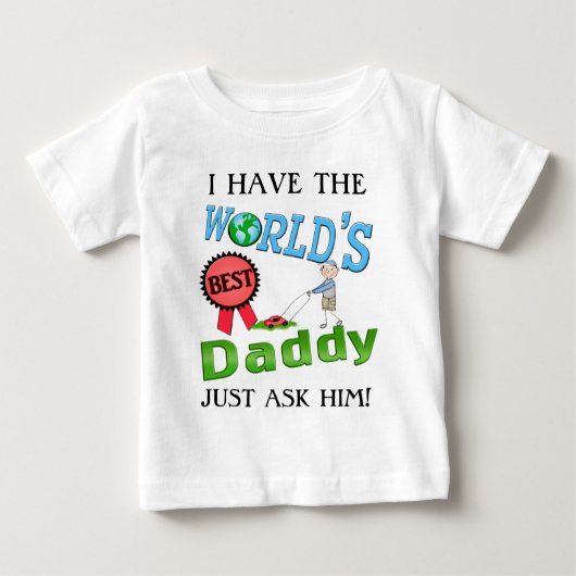Funny Best Dad Vaderdag T-Shirt (Voorkant)