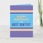 Funny Best Dentist Happy Birthday-kaart Feestdagen Kaart (Voorkant)