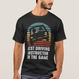 Funny Best Driving Instructor Student Driver Permi T-shirt