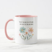 Funny Best Friend Mug – Wild Flower Bad Influence (Gauche)