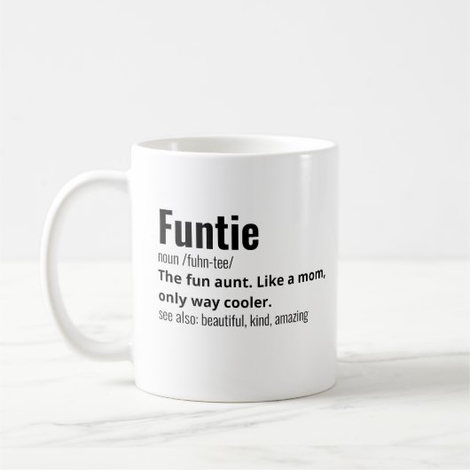Funny Best Funtie Definition Koffiemok (Links)
